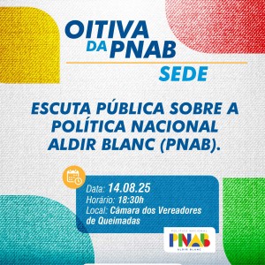 CONVITE: Oitiva PNAB - etapa SEDE