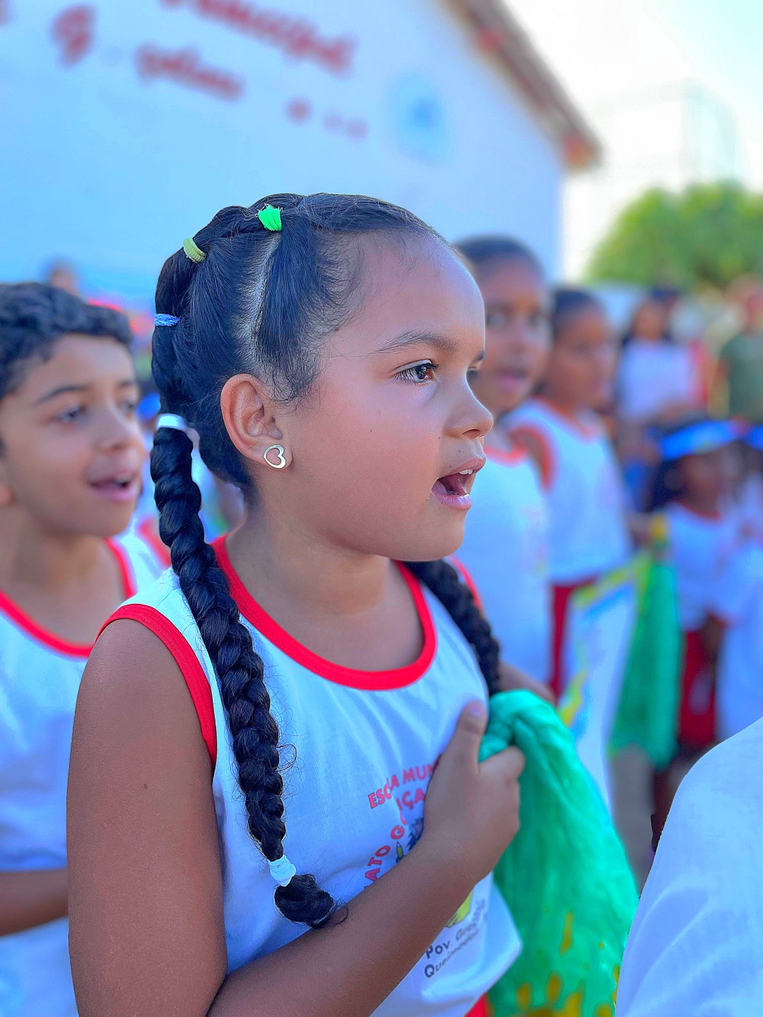 No 5° dia do Fogo Simbólico Municipal em Queimadas a chama cívica chegou às comunidade de Alecrim, Riacho da Onça, Gregório e Fazenda de Cima