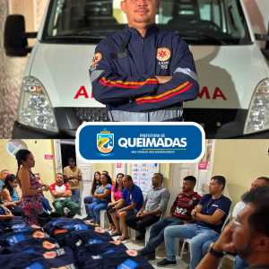 SAMU de Queimadas recebe novos fardamentos: mais proteção, conforto e segurança para quem salva vidas!