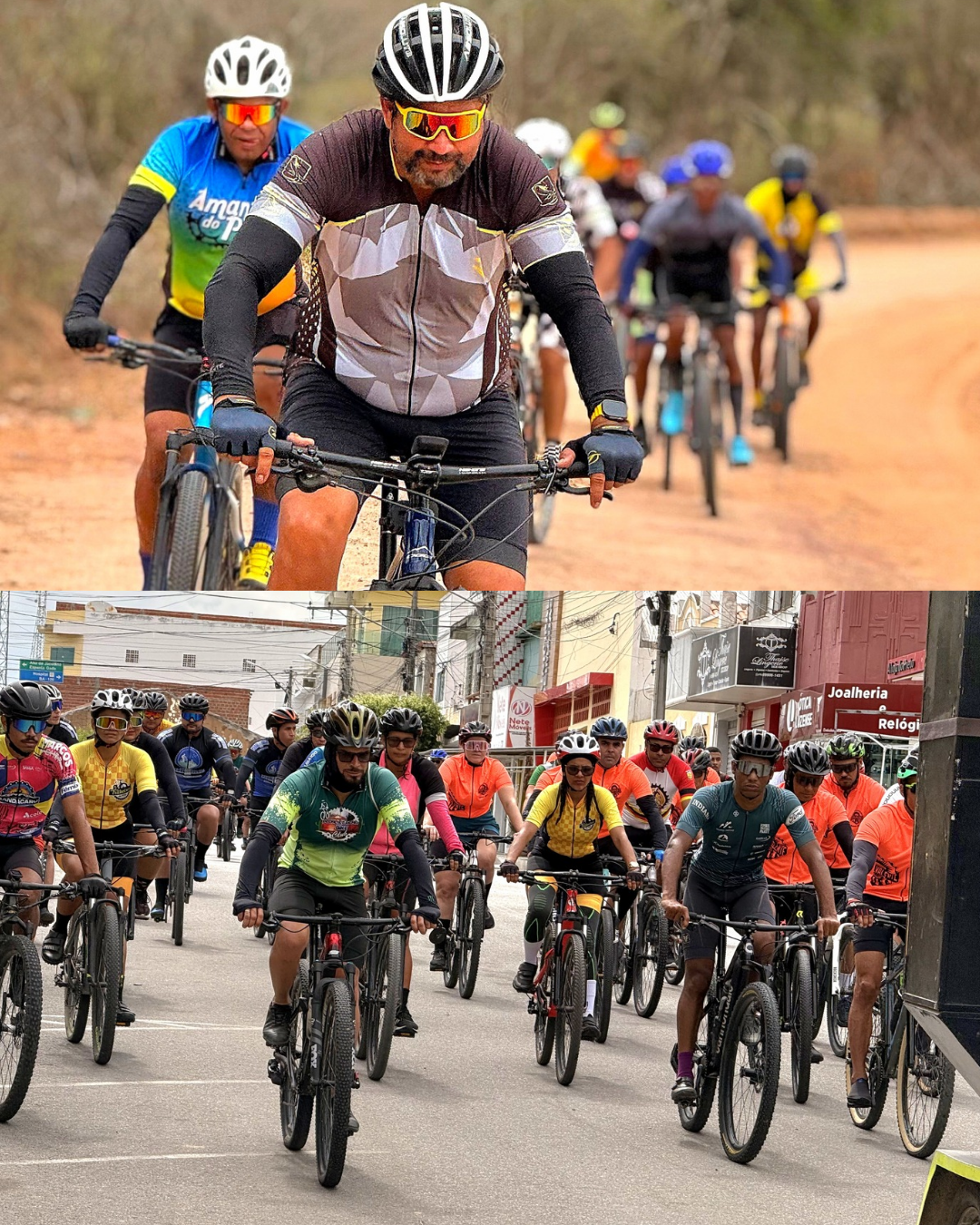 Domingo de esporte, turismo e aventura: 1ª edição do Gira Queimadas reúne ciclistas e movimenta a cidade