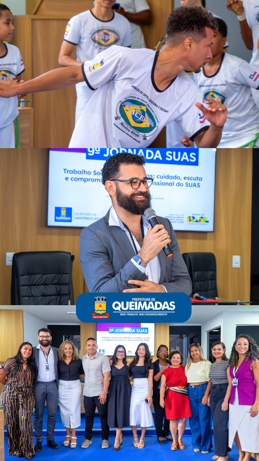 SMAS realiza o primeiro dia da 9ª Jornada do SUAS com foco no cuidado e na escuta das famílias