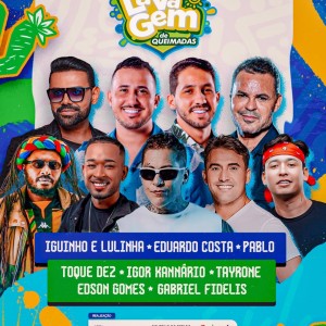 LAVAGEM DE QUEIMADAS 2026: PREFEITURA DIVULGA PRINCIPAIS ATRAÇÕES DA FESTA