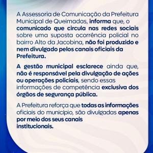 NOTA DE ESCLARECIMENTO